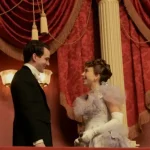Matt Walker and Taissa Farmiga in ‘The Gilded Age’ Season 3.