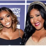 Porsha Williams with her cousin "Londie" Yolanda Favors at Watch What Happens Live in New York City.