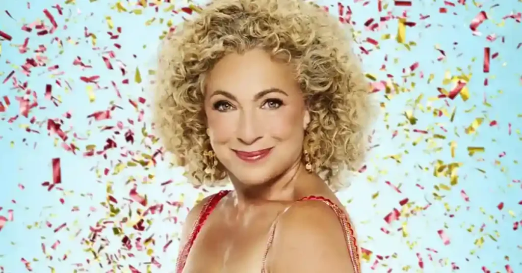 Alex Kingston competes on this season of "Strictly Come Dancing."
