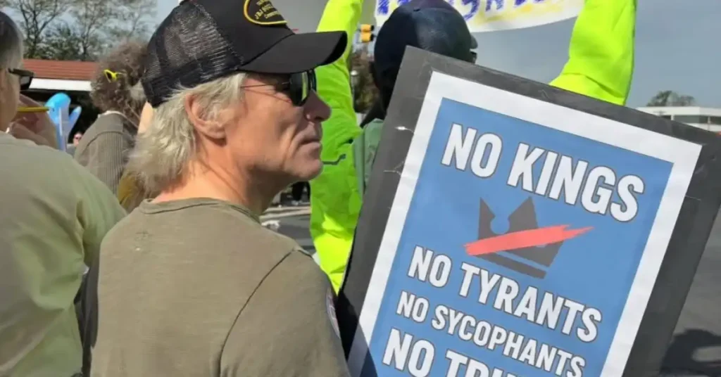 Jon Bon Jovi joined “No Kings” Protest.