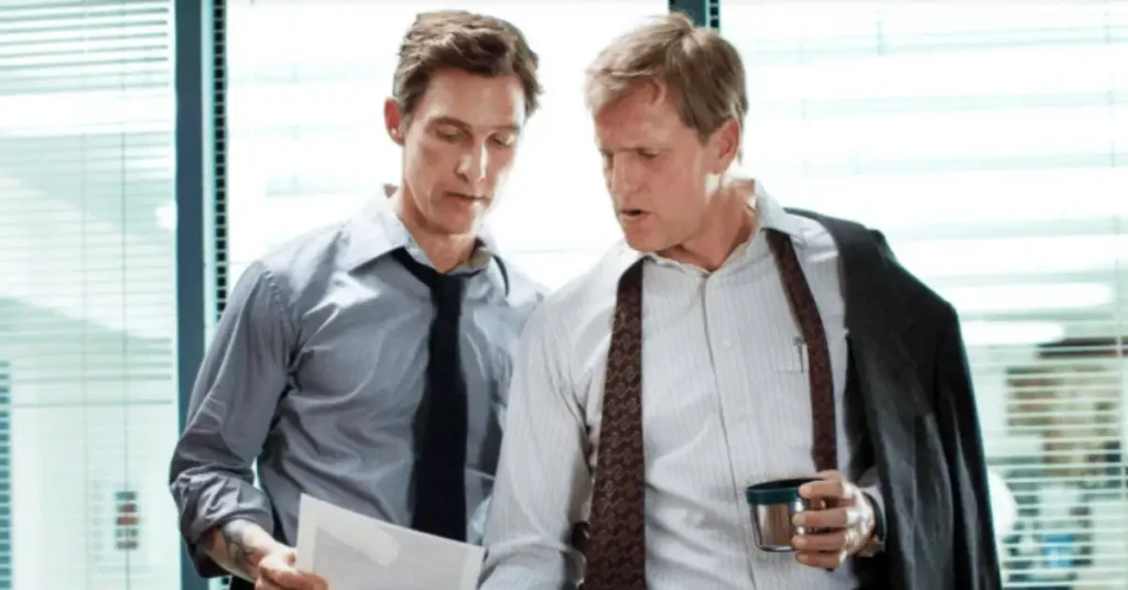 Matthew McConaughey and Woody Harrelson in 'True Detective' Season 1.