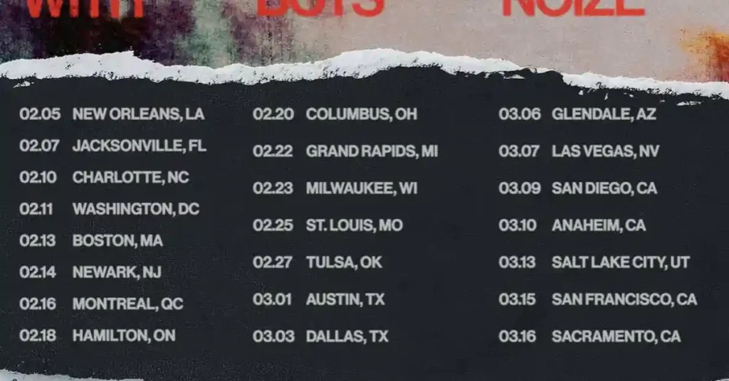 Nine Inch Nails ‘Peel It Back’ Tour Dates.