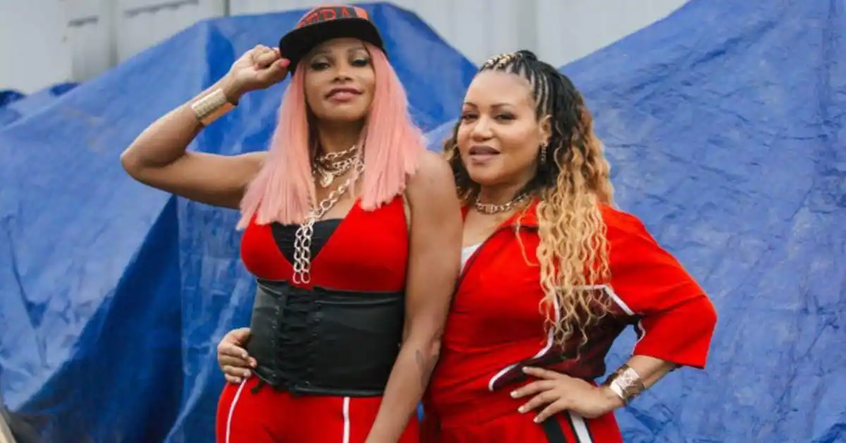 Cheryl "Salt" James and Sandra "Pepa" Denton, the members of the pioneering hip-hop group Salt-N-Pepa.