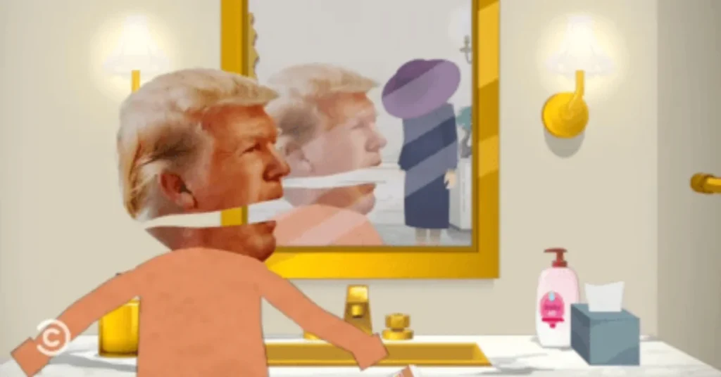 Donald Trump is haunted by Melania in ‘South Park’.