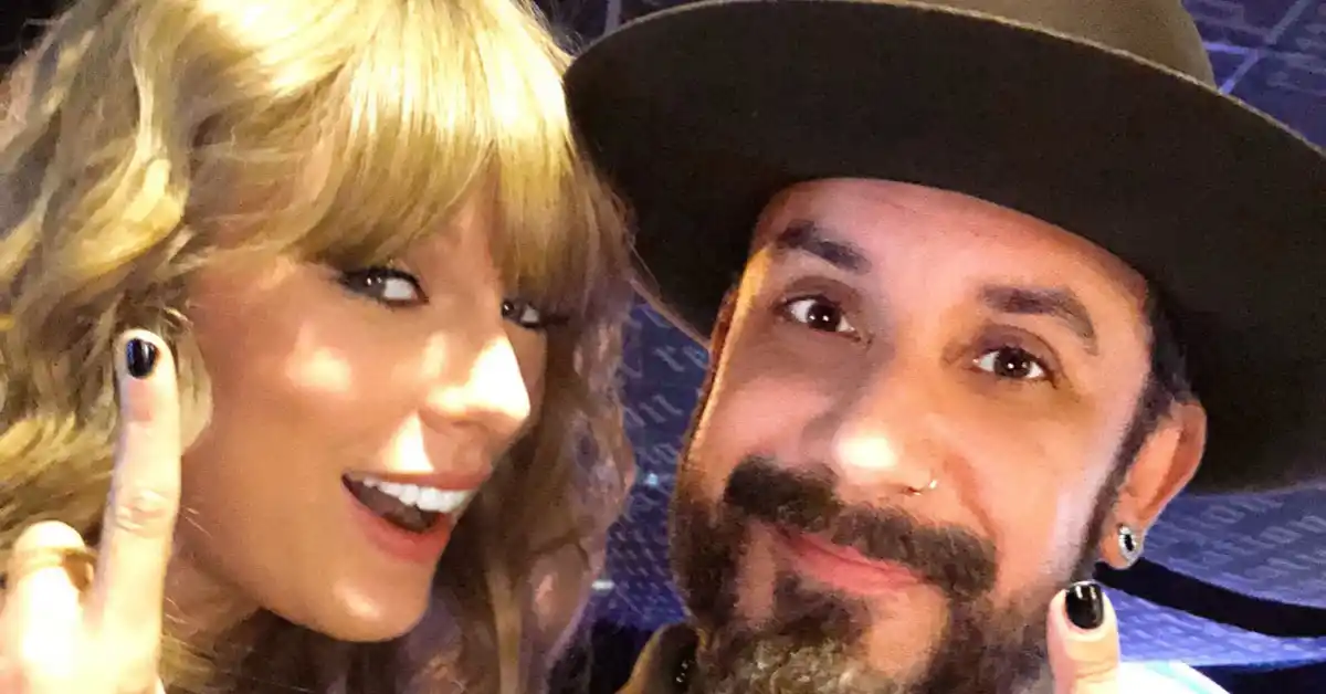 Taylor Swift and Aj Mclean