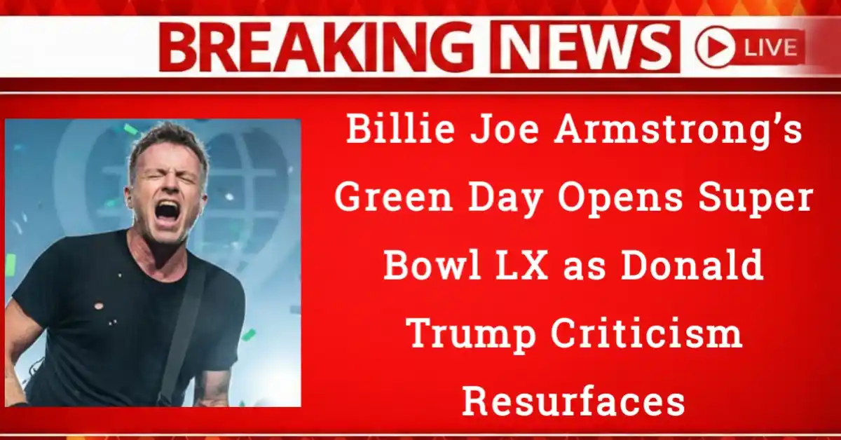 Billie Joe Armstrong Breaking News.