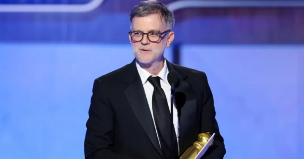 Paul Thomas Anderson at the 83rd Annual Golden Globes.