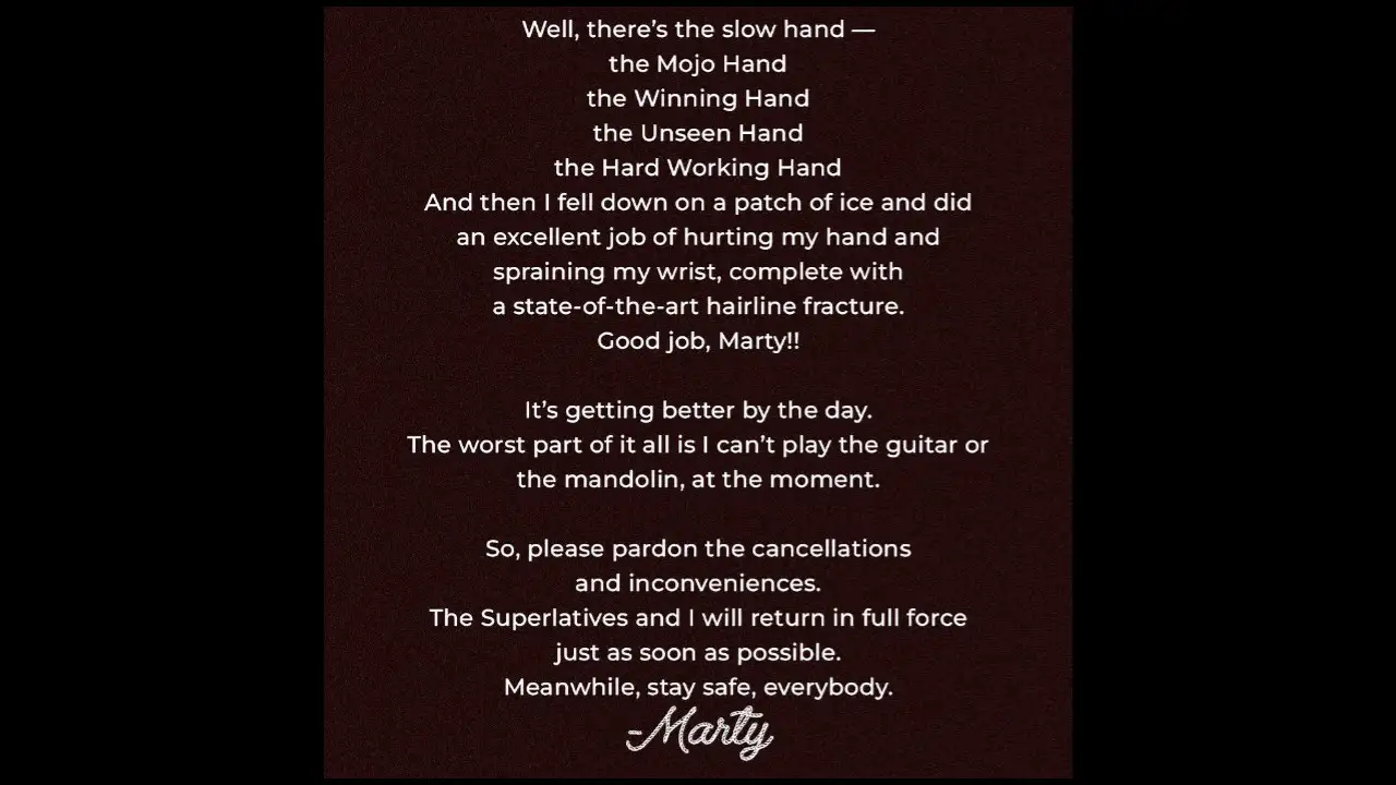 Marty Stuart instagram post