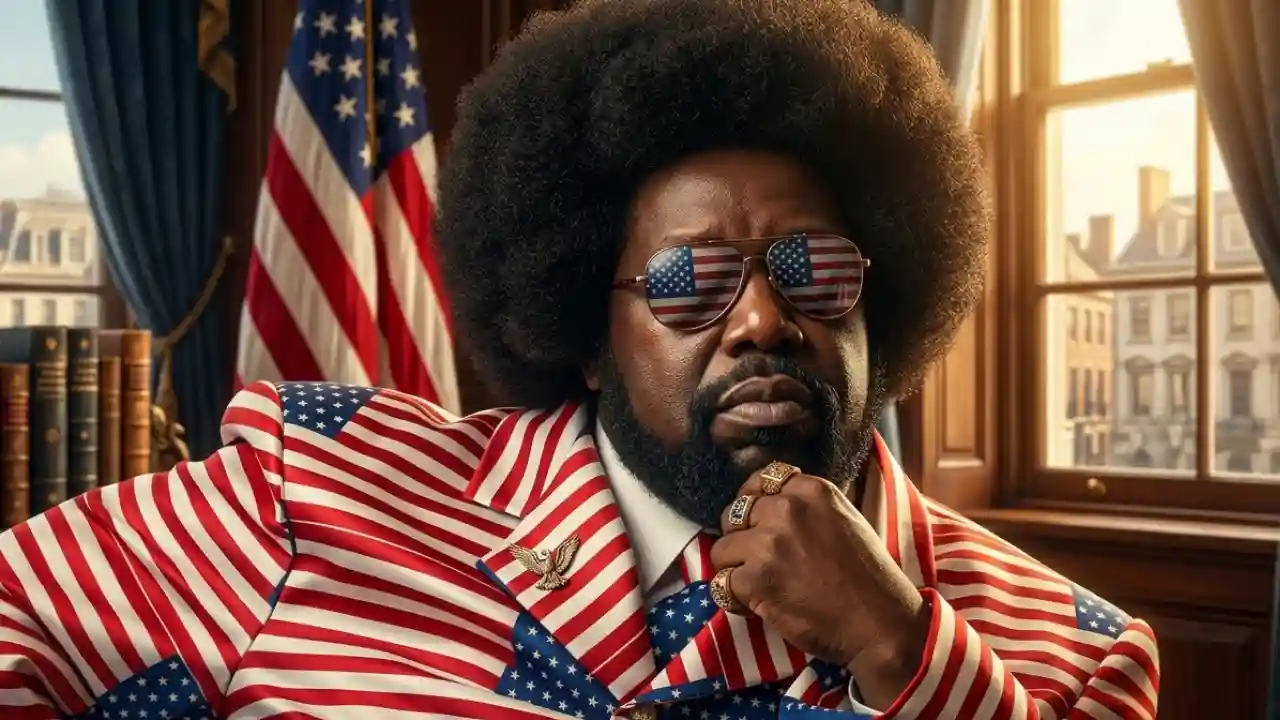 American rapper and singer Afroman.