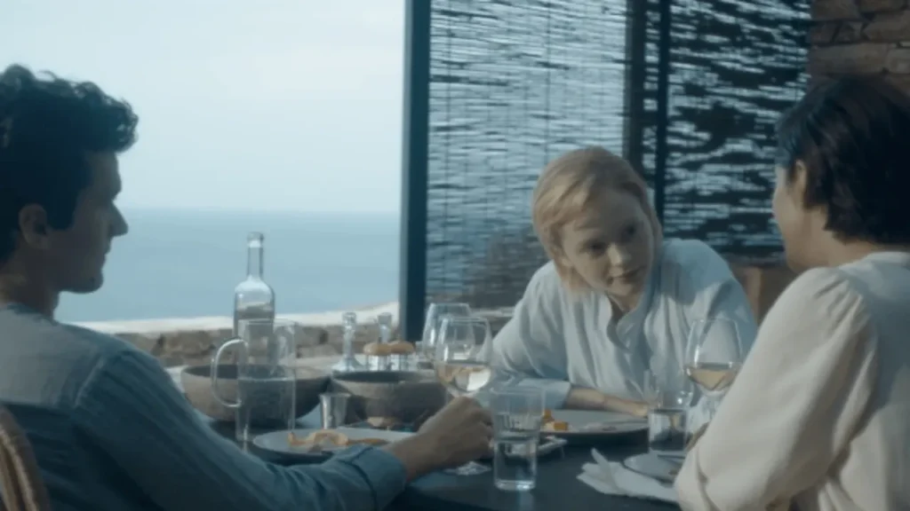 Emma Laird’s ‘Satisfaction’ Brings a Quiet Storm of Love and Identity to the Festival Circuit 2 Fionn Whitehead, Emma Laird and Zar Amir Ebrahimi in ‘Satisfaction’ (2025)