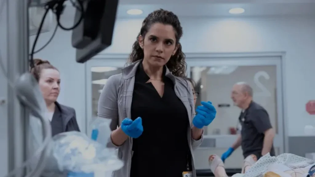 Sepideh Moafi in 'The Pitt' season 2.