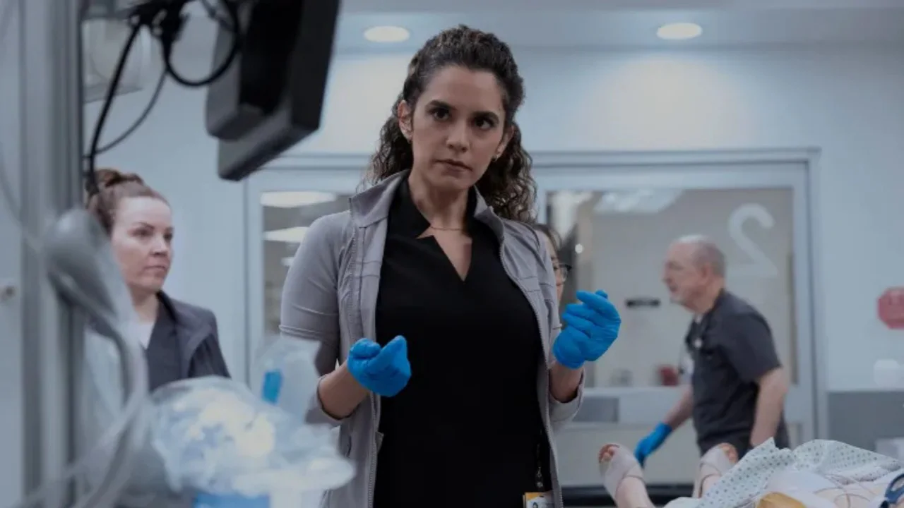 Sepideh Moafi in 'The Pitt' season 2.