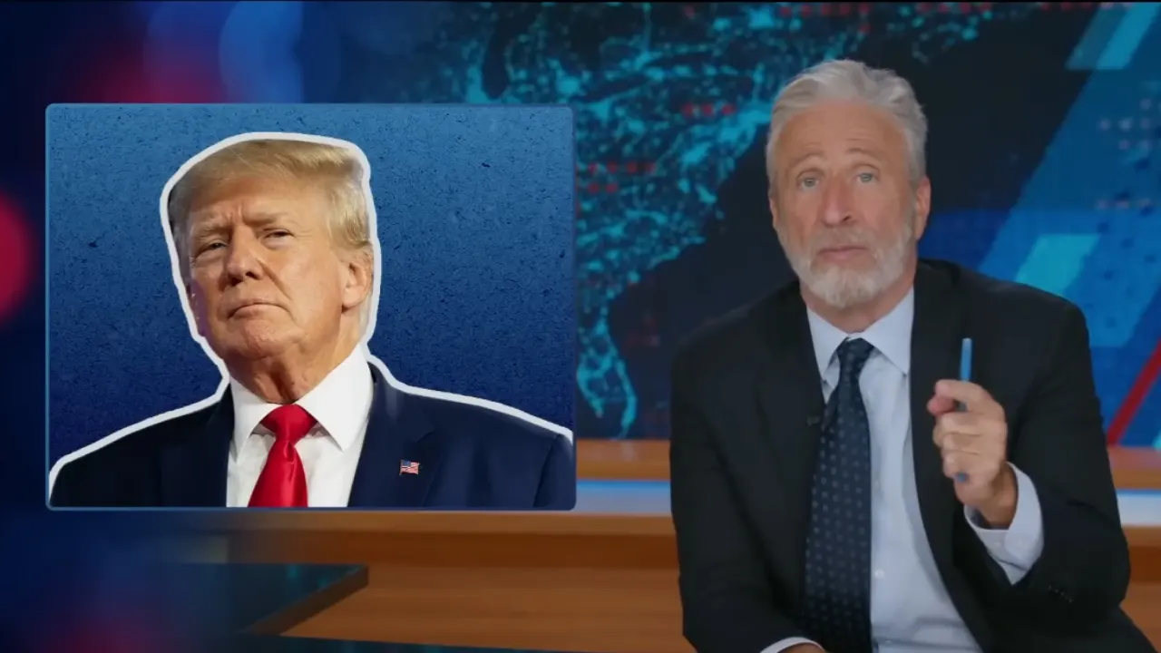 Jon Stewart in “The Daily Show”