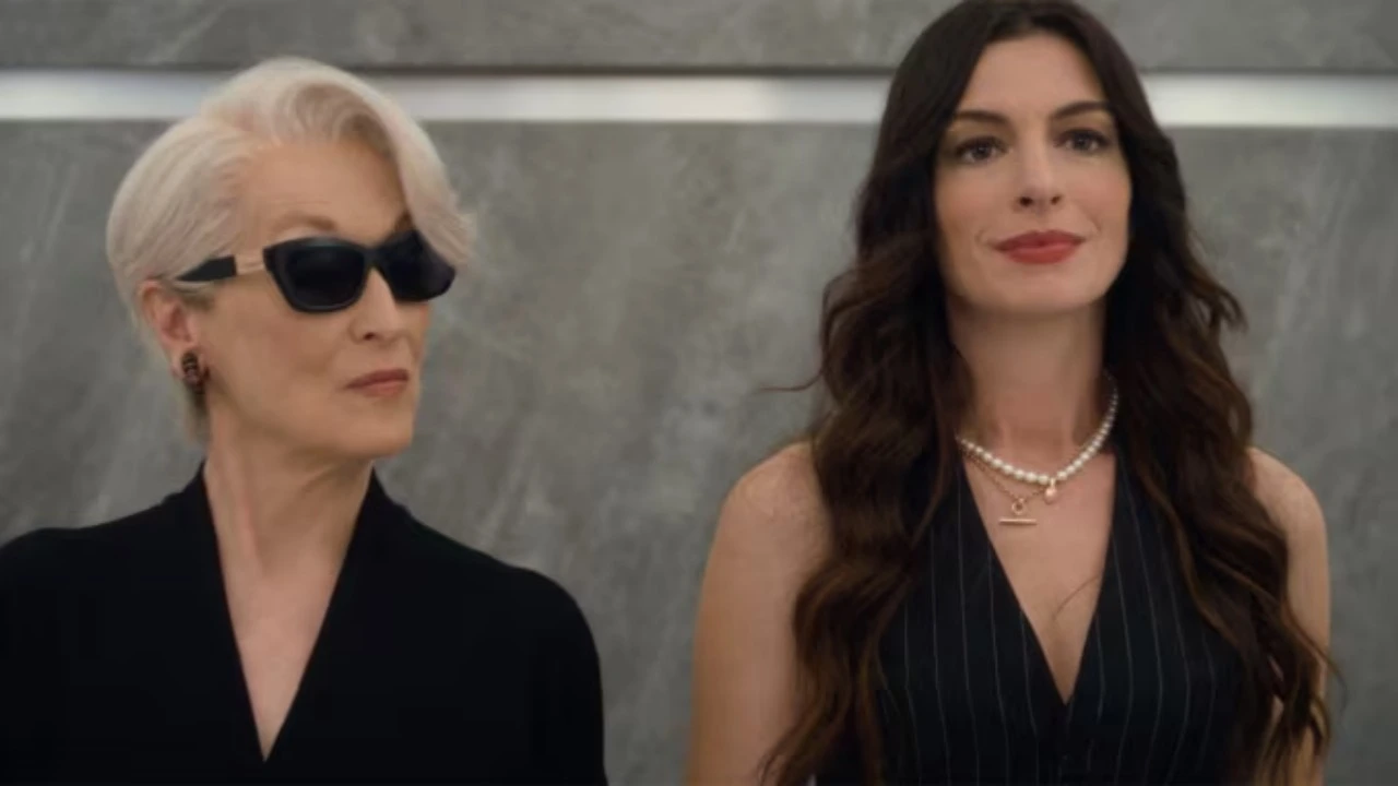 Meryl Streep and Anne Hathaway appear in “The Devil Wears Prada 2.”