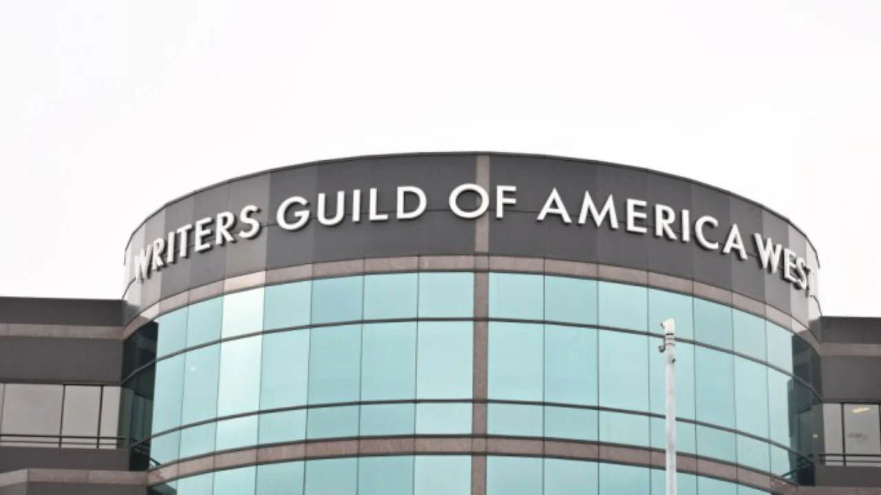 A view of the WGA West building on 3rd and Fairfax Ave. in Los Angeles, California on September 25, 2023.