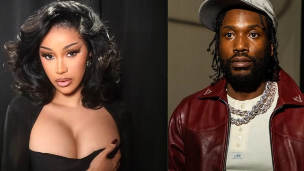 Cardi B and and Meek Mill