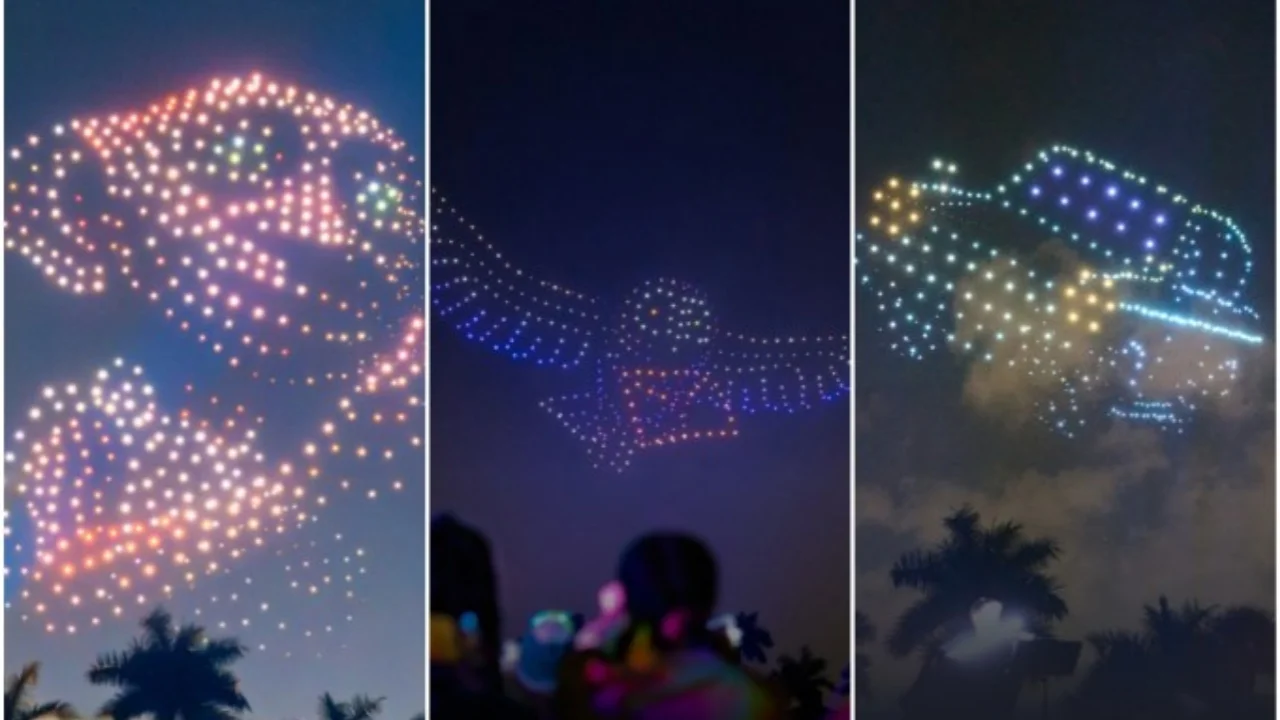 Harry Potter drones Show.