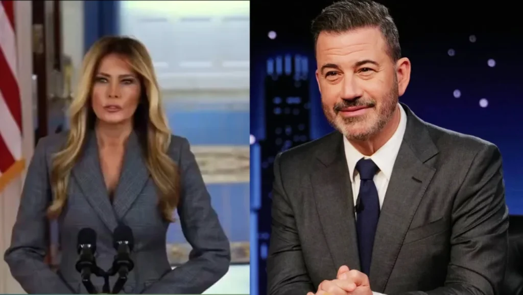 Melania Trump; Jimmy Kimmel