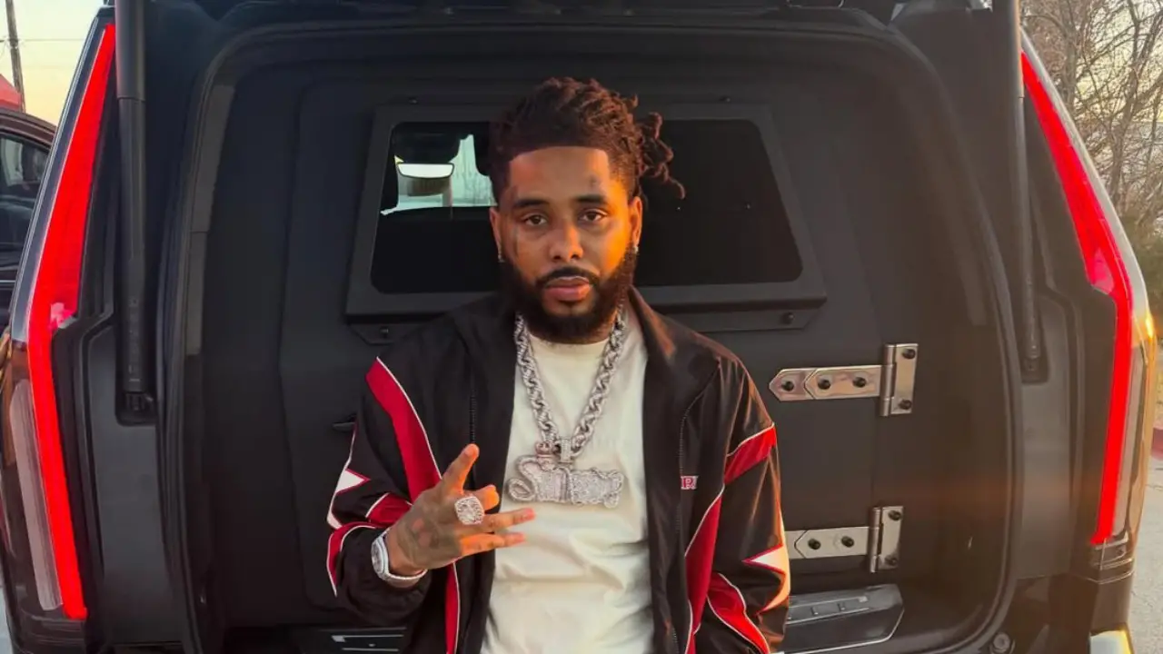 American rapper Pooh Shiesty Instagram photo.