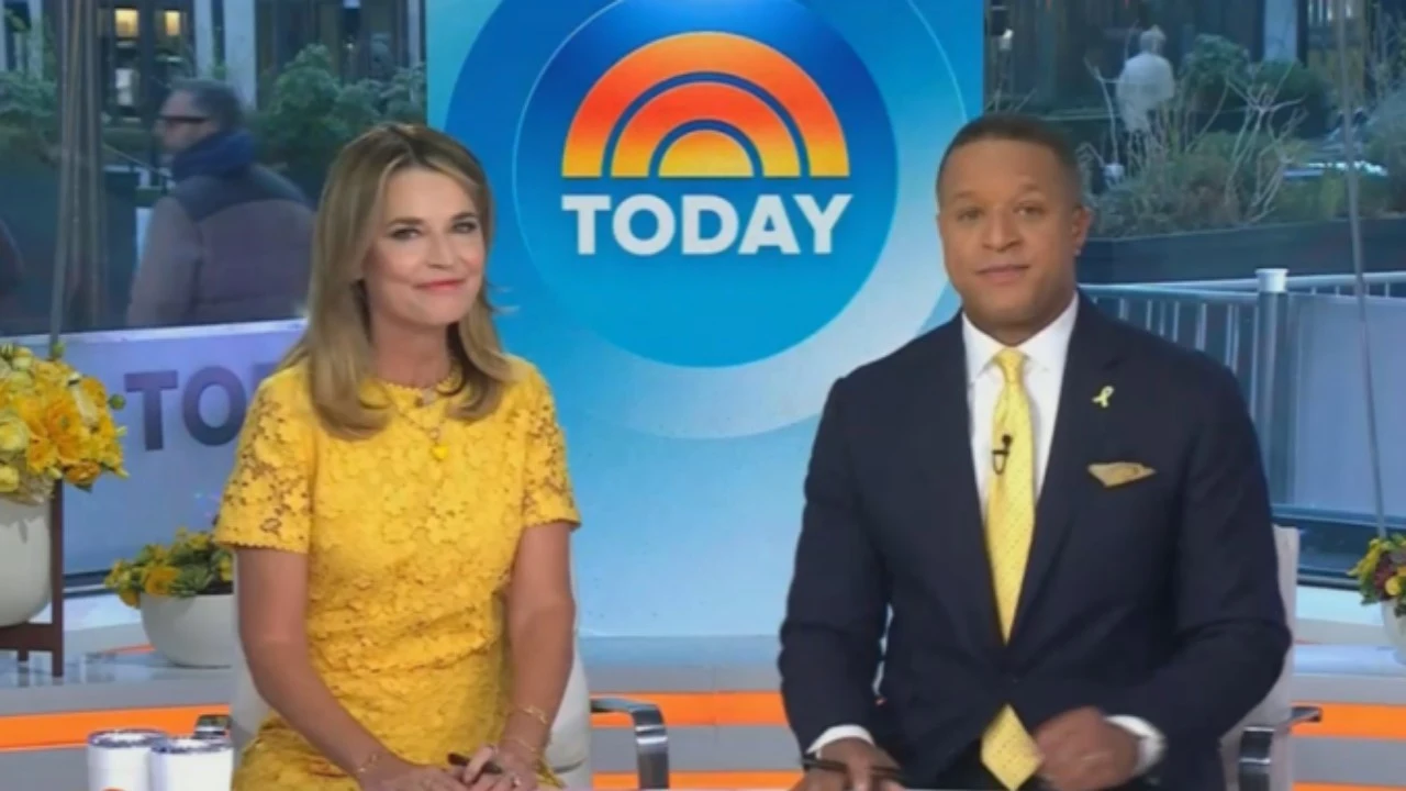 Savannah Guthrie And co-anchor Craig Melvin in ‘Today’ Show, NBC.