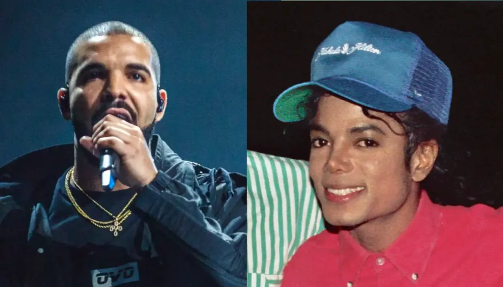 Drake Breaks Michael Jackson's Billboard Record: 'Janice STFU' Is His 14th No. 1 Hit 2 Drake and Michael Jackson