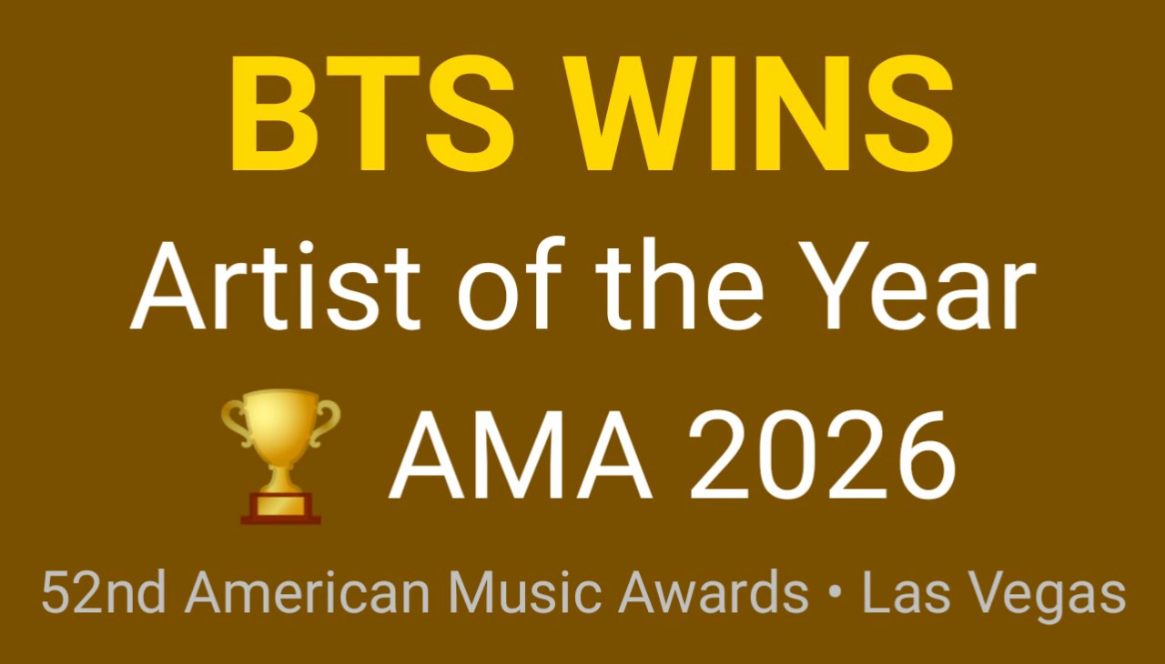 Taylor Swift Had 8 Nominations. BTS Won Artist of the Year Anyway — Here's Every 2026 AMA Winner 1 BTS wins Artist of the Year at 2026 American Music Awards.